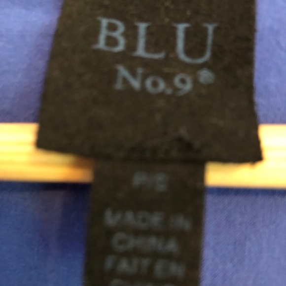 Blue Linen Dress, Size Small - Picture 2 of 5